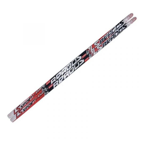 Беговые лыжи STC Brados LS Sport 3D STEP, черный/красный, 195 см