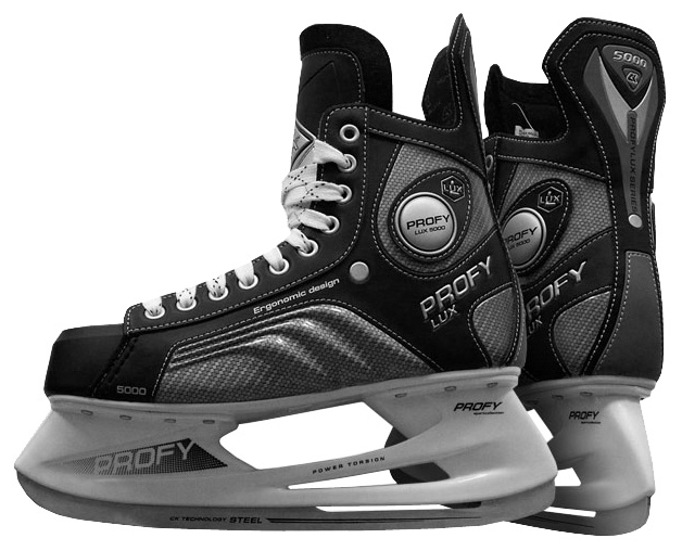 Хоккейные коньки СК (Спортивная коллекция) Profy Lux 5000 (2013, подростковые)