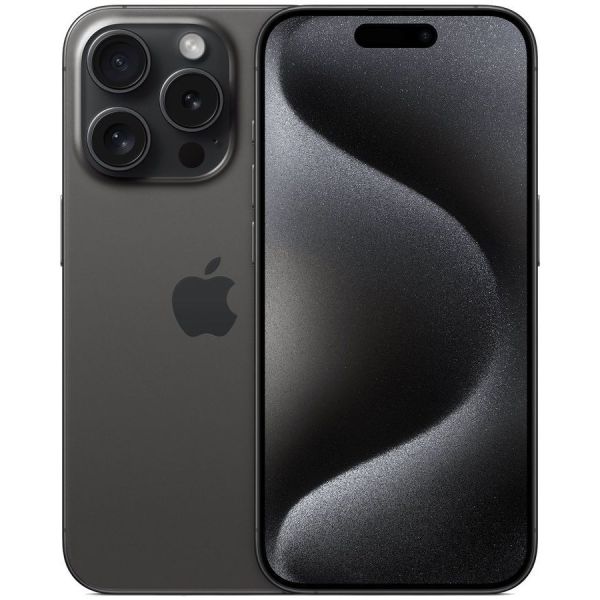 Мобильный телефон Apple iPhone 15 Pro 2023 iOS /128 Гб черный титан MTQ43CH/A